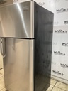 Frigidaire Used Refrigerator Top and Bottom 30x65 1/2” (Stainless Steel) 