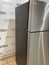 Ge Used Refrigerator Top and Bottom 28x64 (Stainless Steel) 
