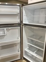 Ge Used Refrigerator Top and Bottom 28x64 (Stainless Steel) 