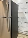 Ge Used Refrigerator Top and Bottom 28x64 (Stainless Steel) 