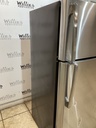 Ge Used Refrigerator Top and Bottom 28x64 (Stainless Steel) 