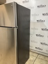 Ge Used Refrigerator Top and Bottom 28x64 (Stainless Steel) 