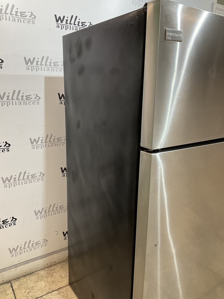 Frigidaire Used Refrigerator Top and Bottom 28x64 (Stainless Steel)
