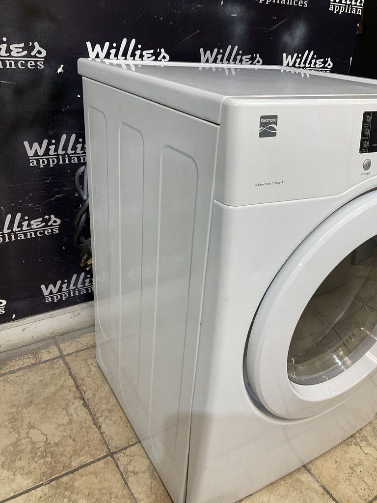Kenmore Used Electric Dryer 220volts (30AMP) 27inches {4 prong} (White) 