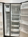 Ge Used Refrigerator Side by Side 33x69 (Black) 