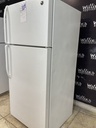 Ge Used Refrigerator Top and Bottom 28x64 1/2” (White) 