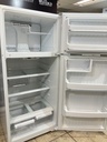 Ge Used Refrigerator Top and Bottom 28x64 1/2” (White) 