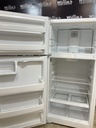 Hotpoint Used Refrigerator Top and Bottom 28x61 1/2” (White) 