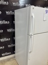 Ge Used Refrigerator Top and Bottom 28x61 1/2” (White) 