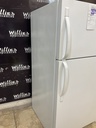 Frigidaire Used Refrigerator Top and Bottom 28x59 1/2” (White) 