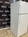 Ge Used Refrigerator Top and Bottom 28x64 1/2” (White)