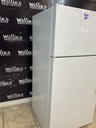 Ge Used Refrigerator Top and Bottom 28x61 1/2” (White)
