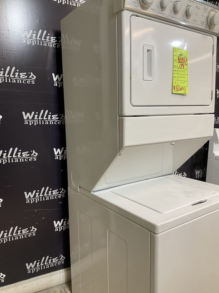 Whirlpool Used Electric Unit Stackable 220volts (30 AMP) 27x72 1/2” {4 prong} (White) 