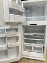 Ge Used Refrigerator Top and Bottom 30x66 1/2 (White) 