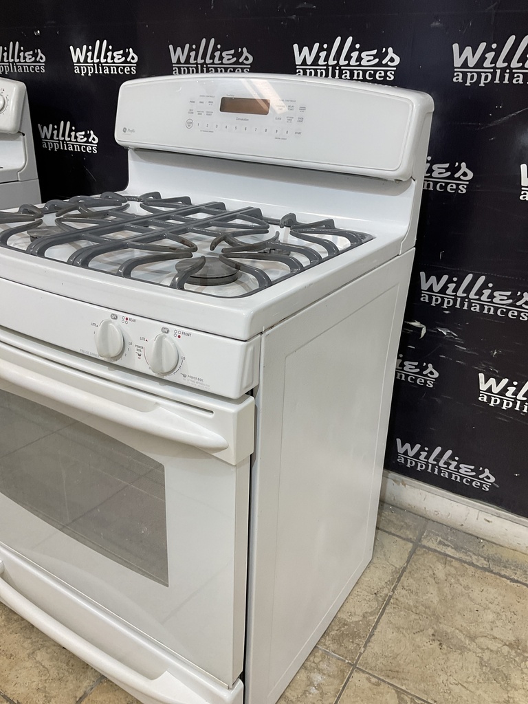 Ge Used Natural Gas Stove 30inches (White)
