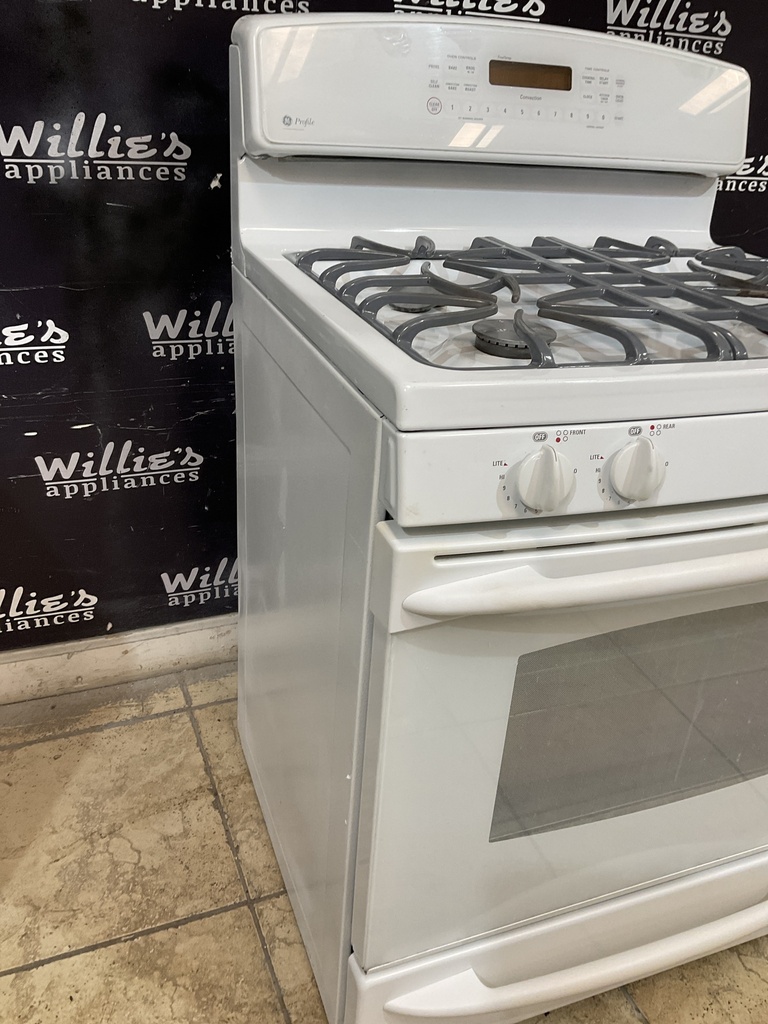 Ge Used Natural Gas Stove 30inches (White)