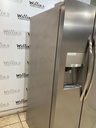 Frigidaire Used Refrigerator Side by Side 33 1/2” x70 (Stainless Steel)