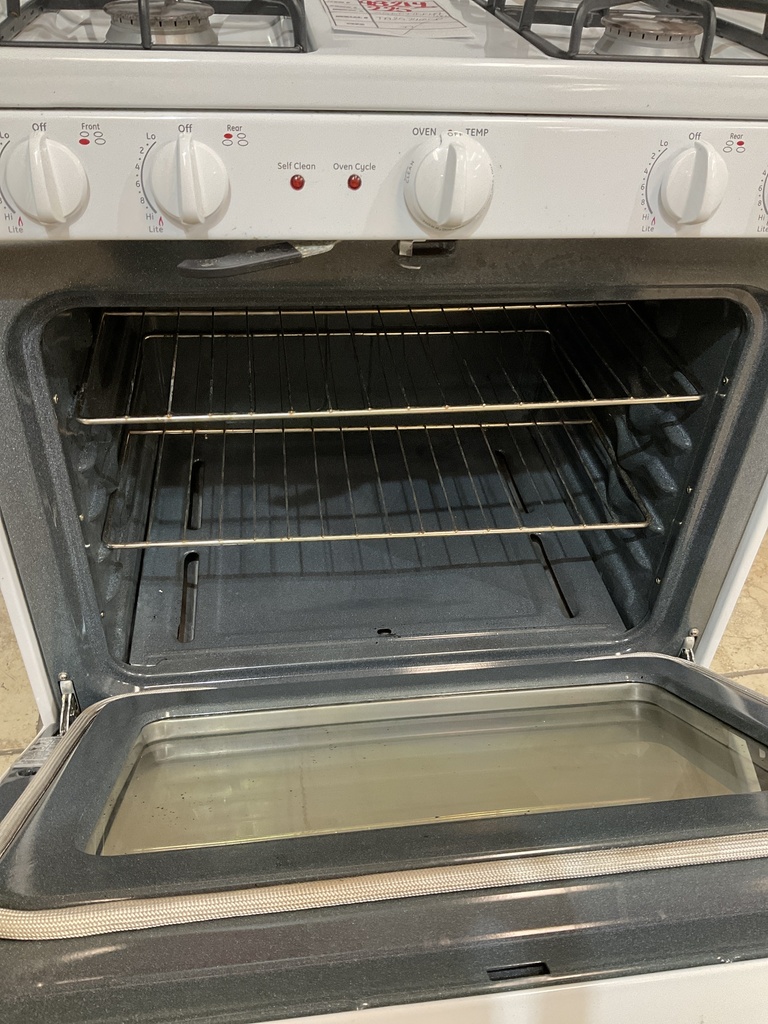 Ge Used Natural Gas Stove 30inches (White) 