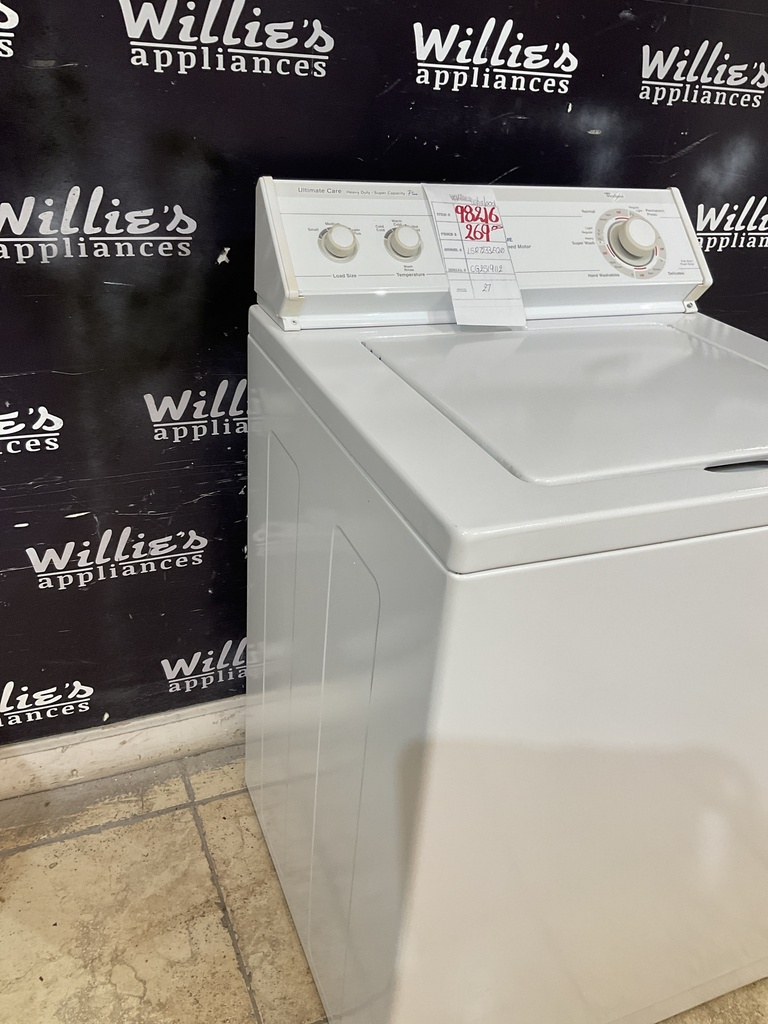 Whirlpool Used Washer Top-load 27inches (White)