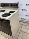 Ge Used Electric Stove 220volts (40/50 AMP) 30inches {3 prong} (Bisque/Black) 