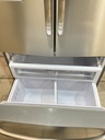 Ge Used Refrigerator French Door 36x70 1/2” (Stainless Steel) 