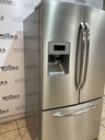Ge Used Refrigerator French Door 36x70 1/2” (Stainless Steel) 