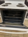 Ge Used Electric Stove 220volts (40/50 AMP) 30inches {no cord} (White)