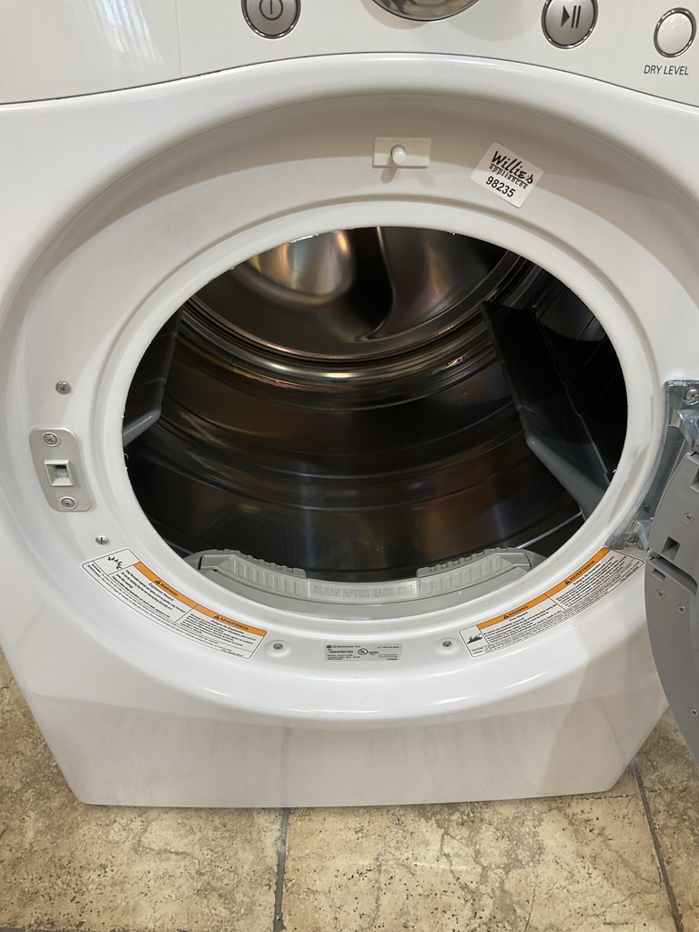 Lg Used Electric Dryer 220volts (30 AMP) 27inches {4 prong} (White) 