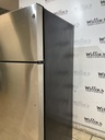 Ge Used Refrigerator Top and Bottom 28x67 (Stainless Steel) 