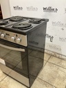 Frigidaire Used Electric Stove 220volts (40/50 AMP) 23 1/2” {4 prong}  (Stainless Steel)