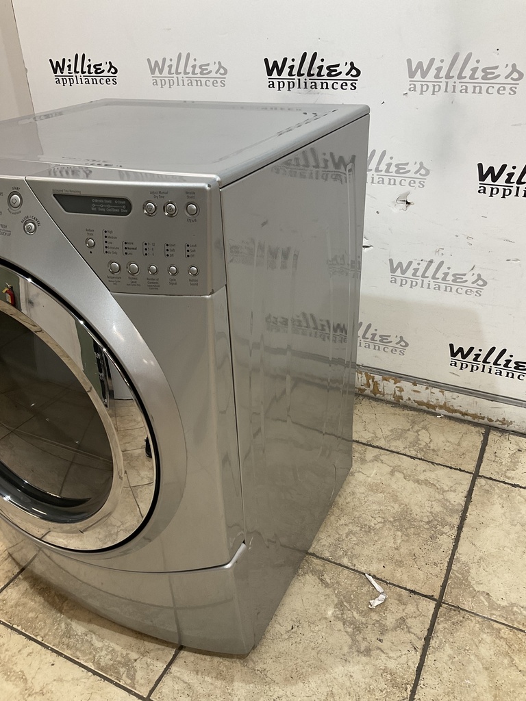 Whirlpool Used Electric Dryer 220volts (30 AMP) 27inches. {4 prong} (Grey) 