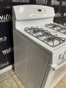 Ge Used Natural Gas Stove 30inches (White) 
