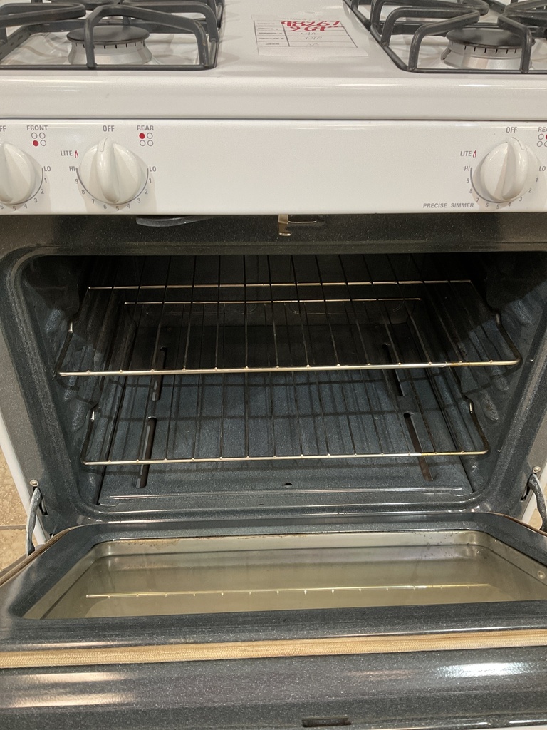 Ge Used Natural Gas Stove 30inches (White) 
