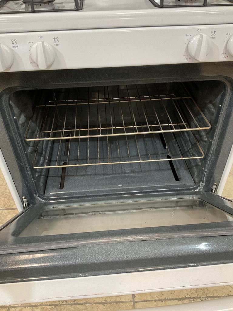 Ge Used Natural Gas Stove 30inches (White)