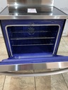 Lg Used Electric Stove 220volts (40/50 AMP) 30inches {3 prong} (Stainless Steel) 