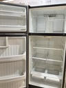 Ge Used Refrigerator Top and Bottom 28x64 1/2” (Stainless Steel) 
