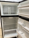 Frigidaire Used Refrigerator Top and Bottom 28x59 1/2” (Black)