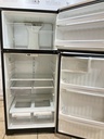 Ge Used Refrigerator Top and Bottom 28x64 1/2” (Stainless Steel) 
