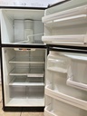 Ge Used Refrigerator Top and Bottom 30x66 1/2” (Stainless Steel) 