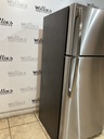 Ge Used Refrigerator Top and Bottom 28x64 (Stainless Steel) 