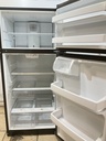 Ge Used Refrigerator Top and Bottom 28x64 (Stainless Steel) 