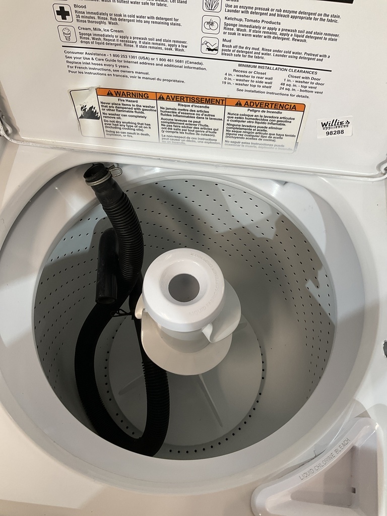 Whirlpool Used Washer Top-load 27inches (White) 