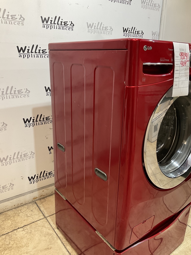 Lg Used Washer Front-load 27inches (Red) 