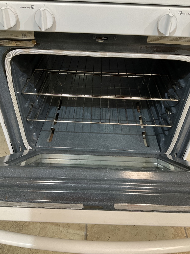 Whirlpool Used Natural Gas Stove 30inches (White) 