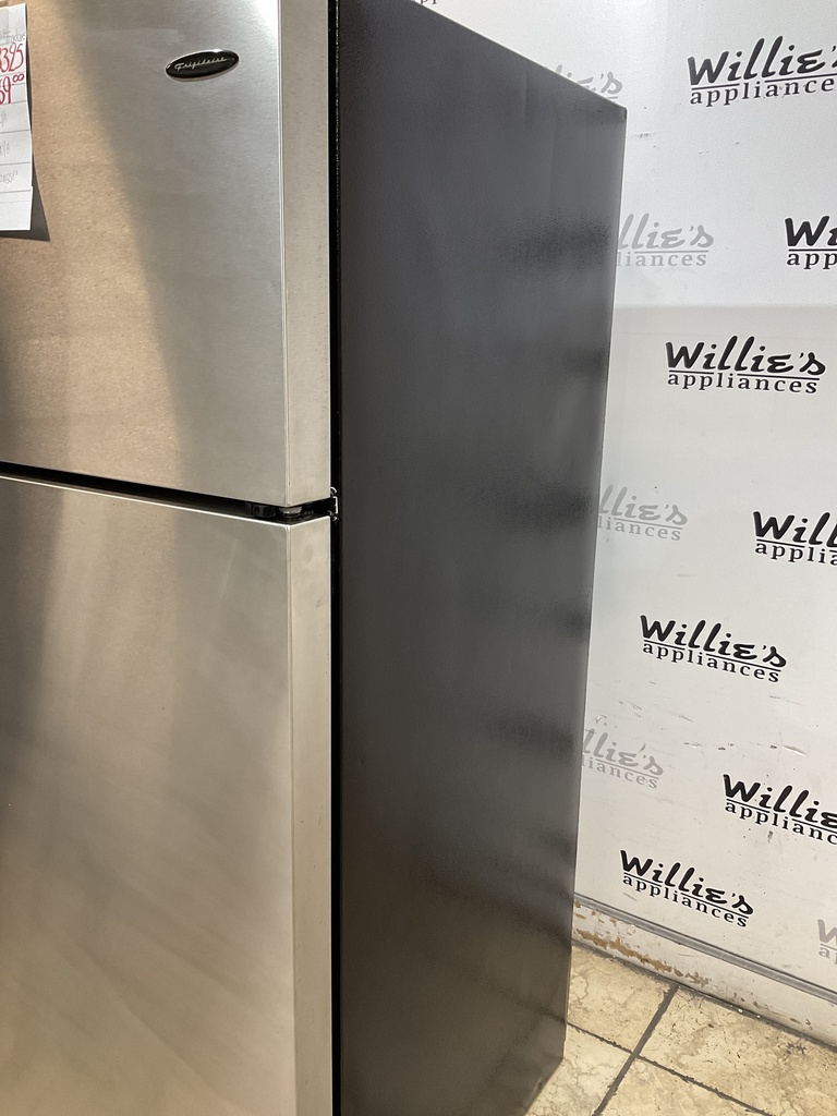 Frigidaire Used Refrigerator Top and Bottom 30x65 1/2” (Stainless Steel)