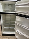 Frigidaire Used Refrigerator Top and Bottom 30x65 1/2” (Stainless Steel)