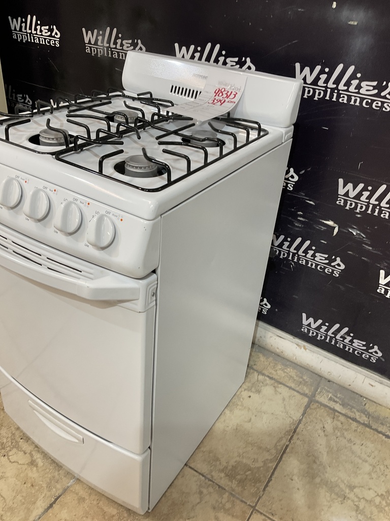 Hotpoint Used Natural Gas Stove 20inches (White) 