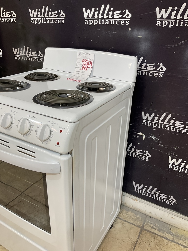 Hotpoint Used Electric Stove 220volts (40/50 AMP) 24inches {4 prong} (White) 