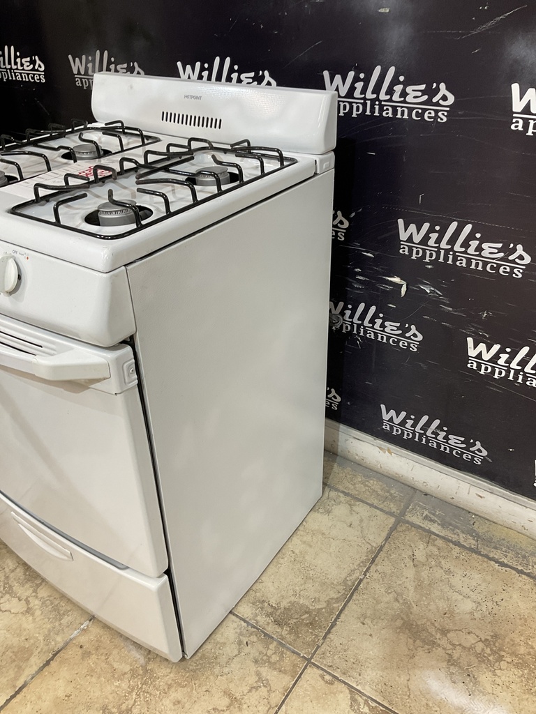 Hotpoint Used Natural Gas Stove 24inches (White) 