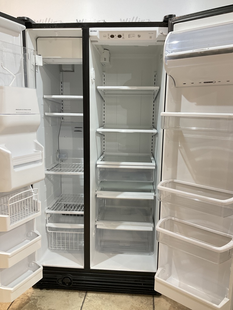 Kenmore Used Refrigerator Side by Side 36x68 1/2” (Black) 